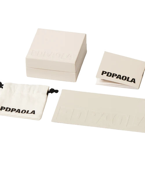 Orecchini Donna PDPaola Argento 925 Dorato Cerchi Zirconi Bianchi AR01-C89-U